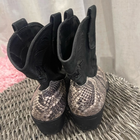 Sam Edelman Stevie Snake Skin Leather Size 10 - Picture 3 of 10